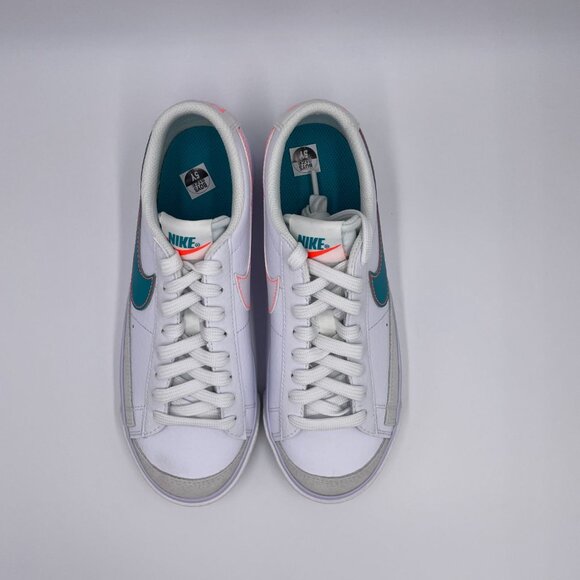 Nike Blazer Low 77' White / Green Womens Shoes - Picture 5 of 8